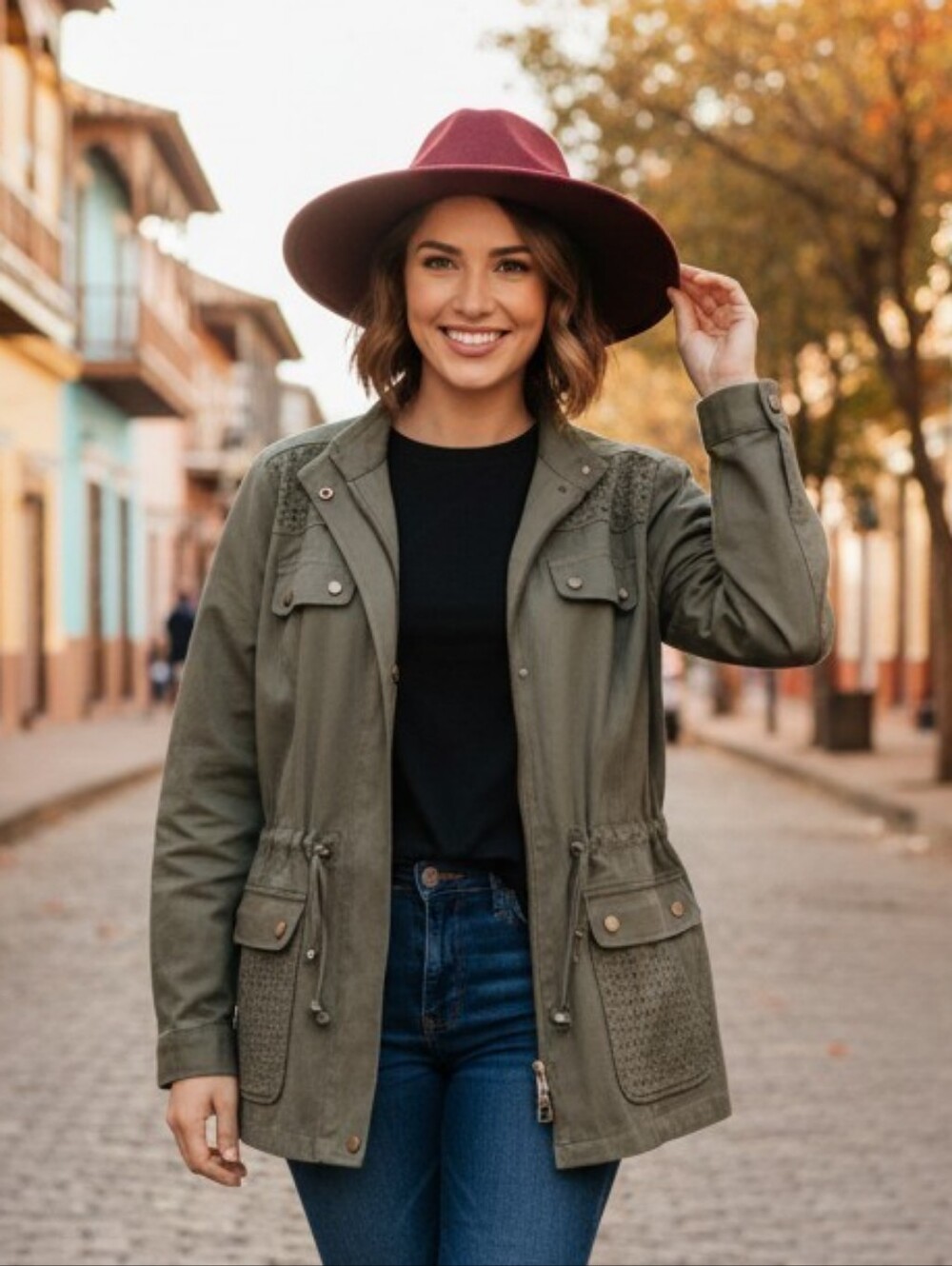 Linea by louis dell'olio 1x Army Green Jacket